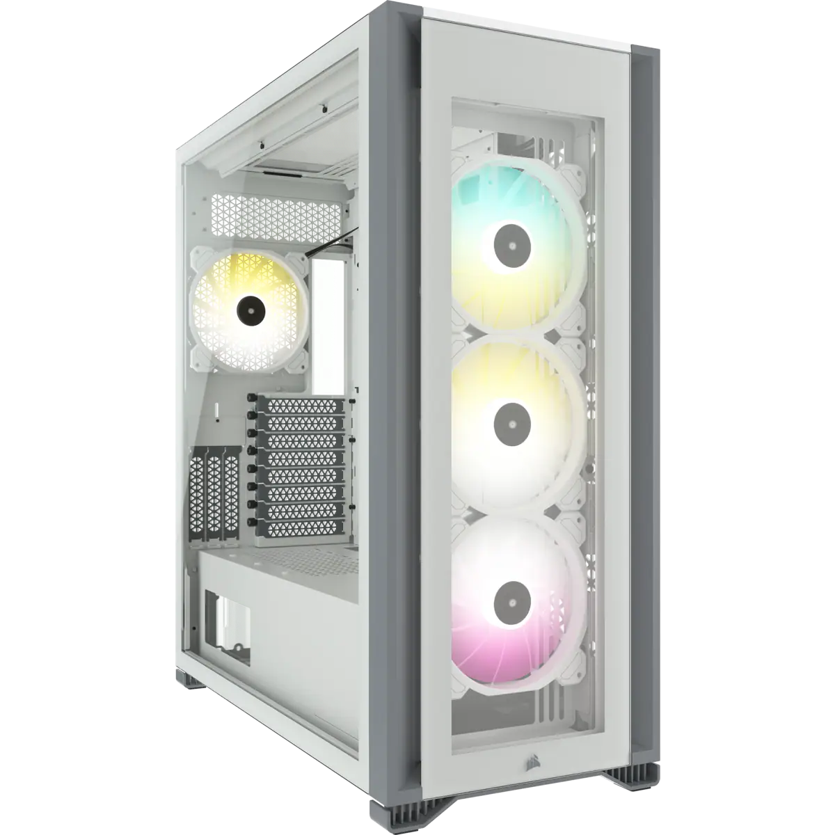 Corsair iCUE 7000X RGB Tempered Glass Full Tower Smart Case White