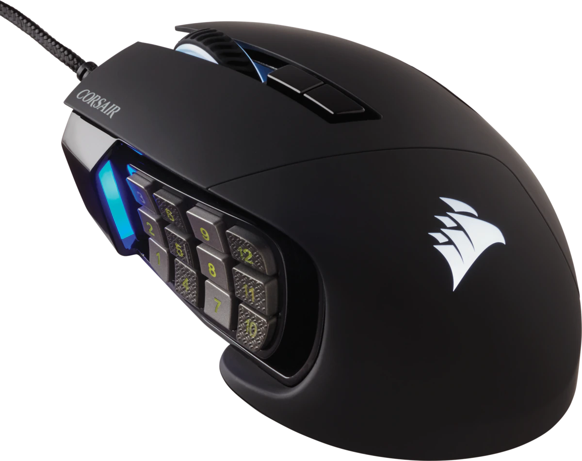 Corsair SCIMITAR ELITE RGB Optical MOBA/MMO Gaming Mouse | 18.000 DP | Black