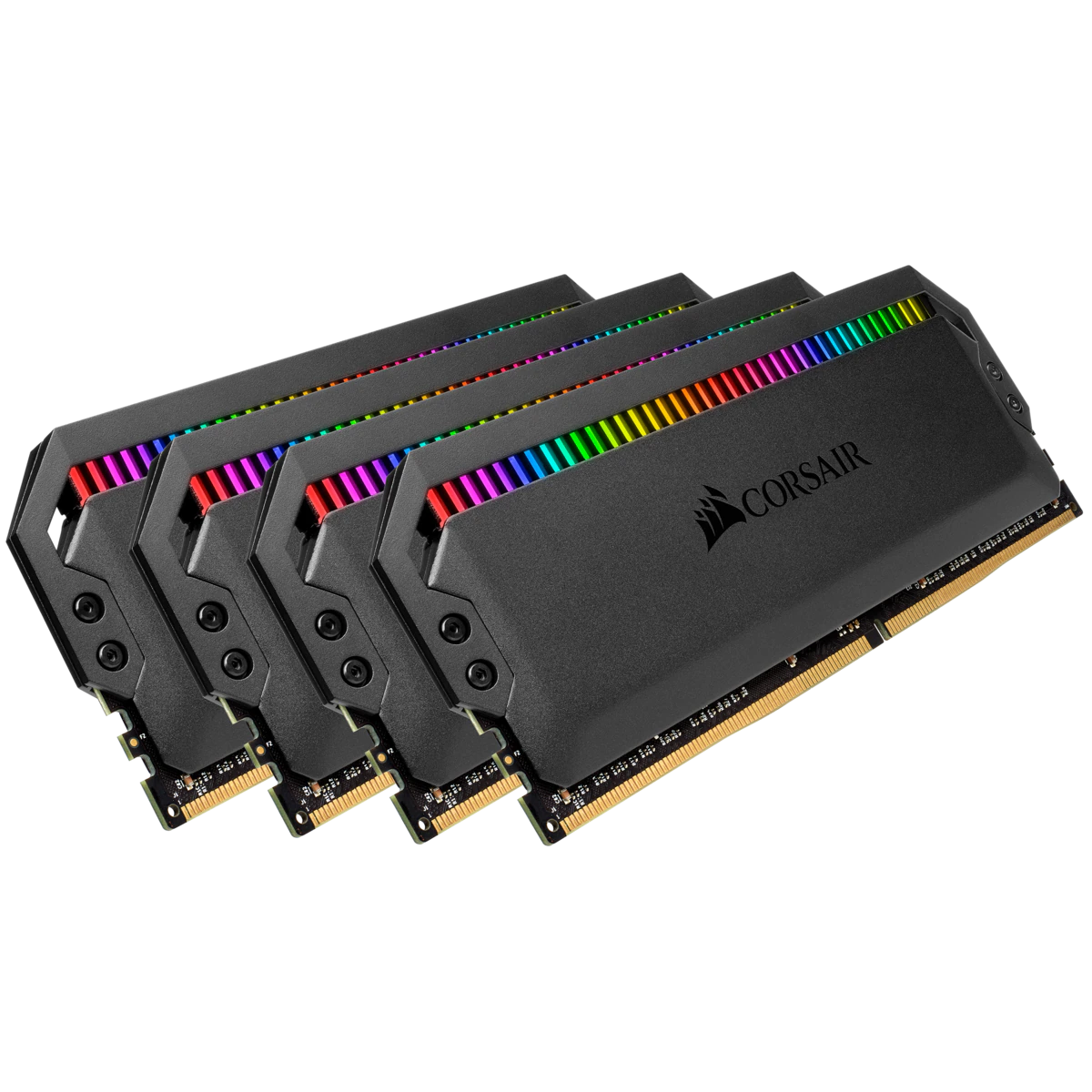 Corsair DOMINATOR PLATINUM RGB 32GB (4 x 8GB) DDR4 DRAM 3200MHz C16 Memory Kit | 18-18-18-43 | 1.35V | Black